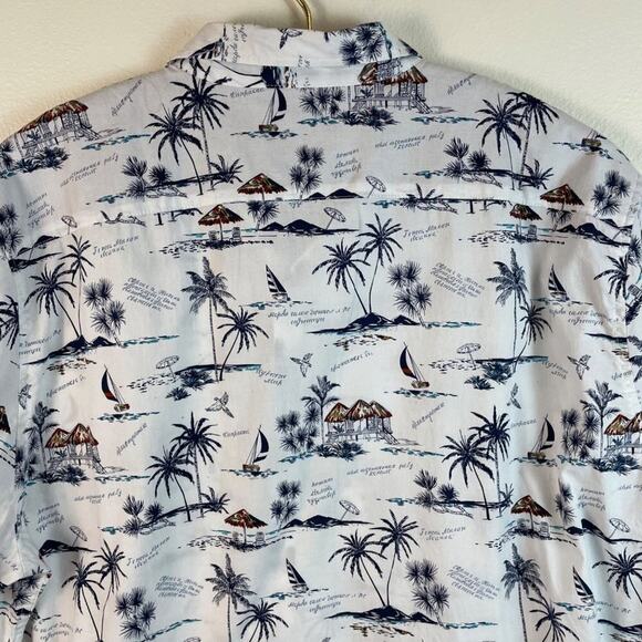 Lee Tropical Print Button Front Shirt Size XXL - Picture 9 of 9